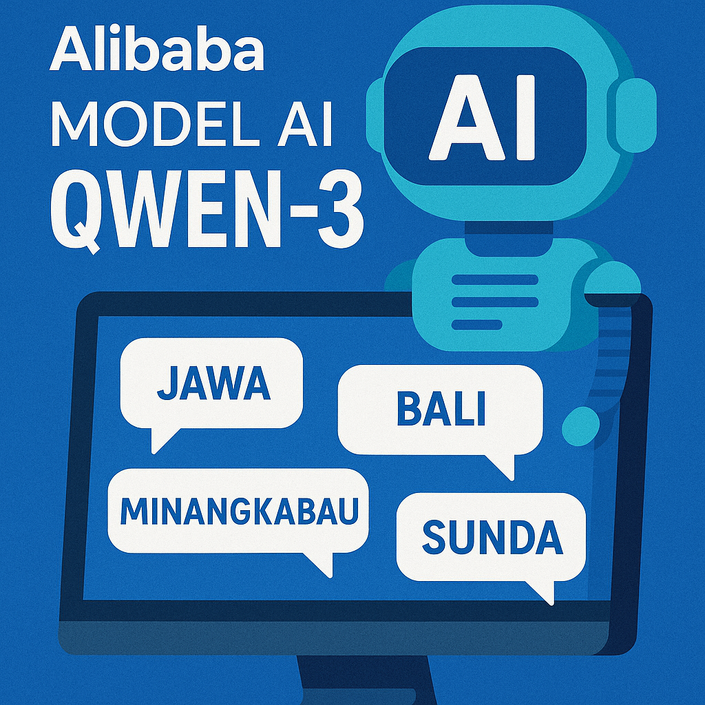 Alibaba Rilis Model AI  Qwen3 Dukung Dialek Jawa, Bali, Mingkabau, dan Sunda