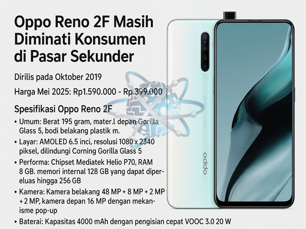 Harga Oppo Reno 2F