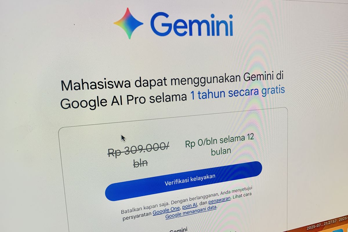 Cara Dapat Google AI Pro Gratis 1 Tahun dengan Akun Mahasiswa buat Akses Veo 3